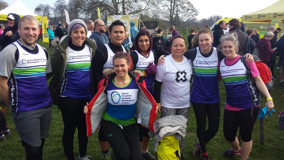 NIHR SRMRC staff took part in the X-Runner Wild Mud Run to raise money for critically ill patients